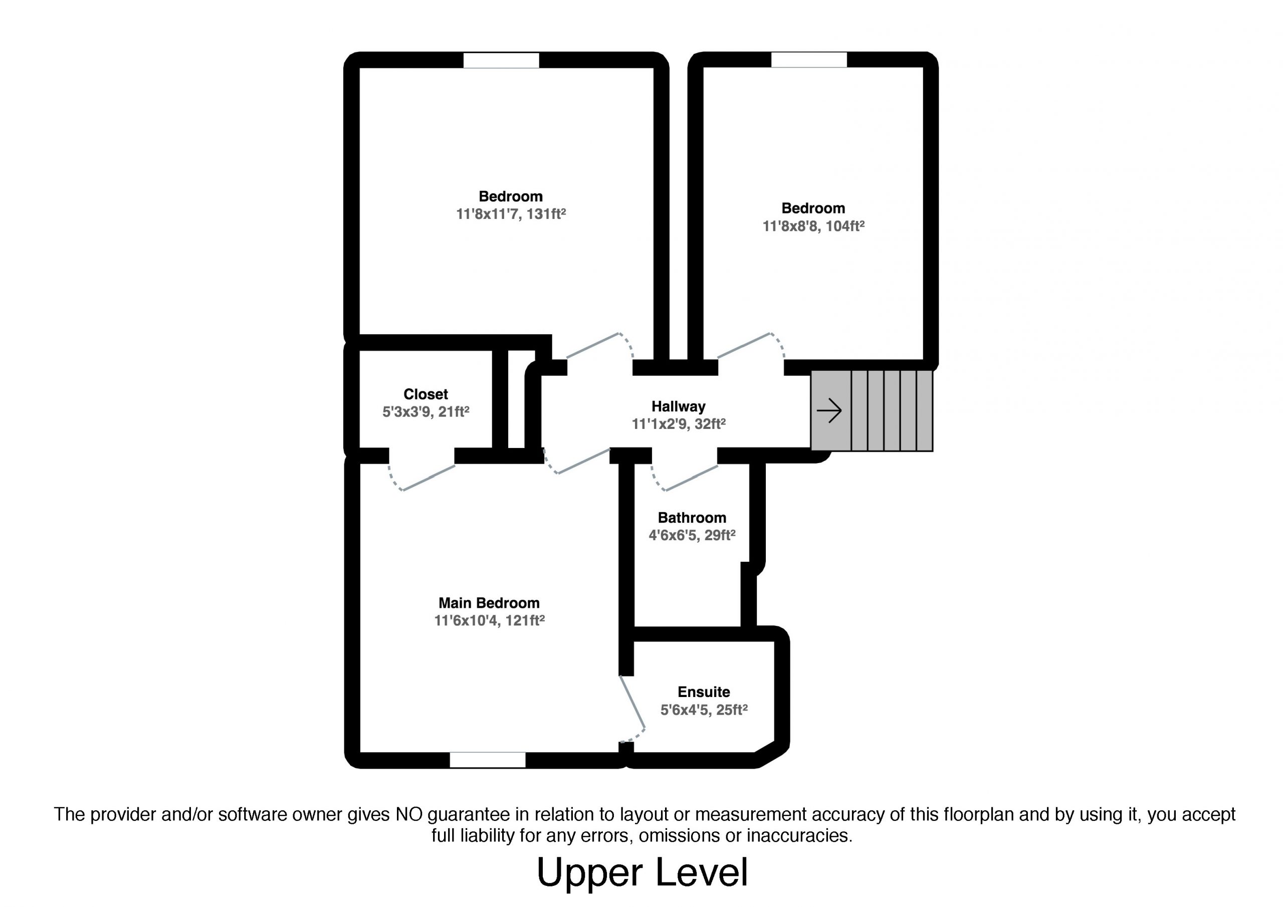 Upper Level/2nd Floor